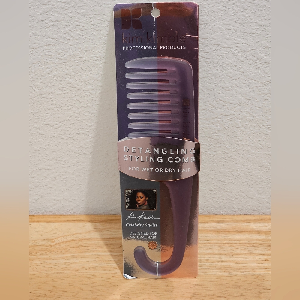 Kim Kimble Detangling Styling Comb, NIP